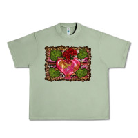 Oil Green Western Background Valentine's Day Urban Heavy Tee - RanaPortraitStore