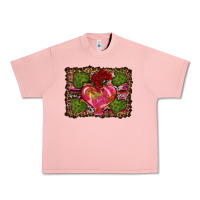 Salmon Western Background Valentine's Day Urban Heavy Tee - RanaPortraitStore