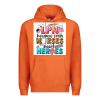 Carrot LPN because nurses need heroes Premium Hoodie - LillyAllenDesigns