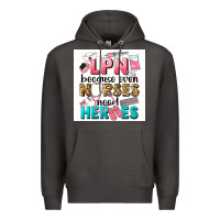 Smoke LPN because nurses need heroes Premium Hoodie - LillyAllenDesigns