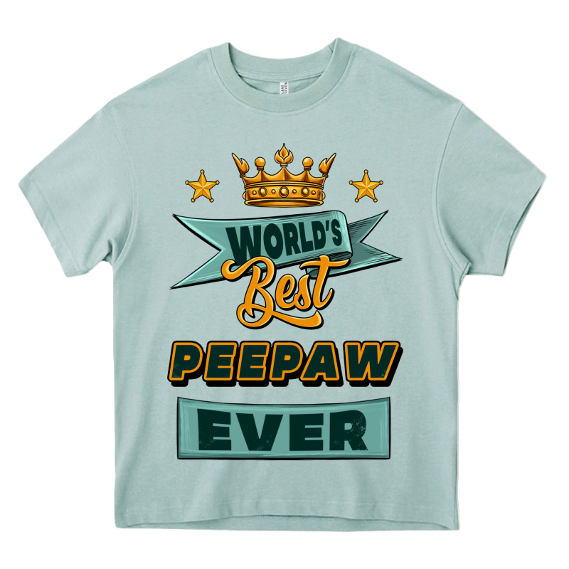 World's Best Peepaw Ever Heavy Core Tee by Jasminsmagicworld | Teevron