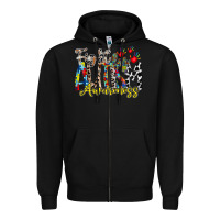 Black fight for autism awareness Zipper Hoodie - RacoonDesign