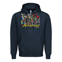 Navy fight for autism awareness Zipper Hoodie - RacoonDesign