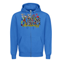 True Royal fight for autism awareness Zipper Hoodie - RacoonDesign