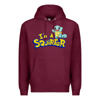 Burgundy I'm A Squirter Funny Turtle Cute gift Premium Hoodie - trangStudio