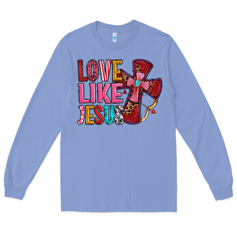 Love Like Jesus Long Sleeve Tee by OliviaCreatesArt | Teevron