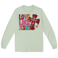 Matcha love like jesus Long Sleeve Tee - OliviaCreatesArt