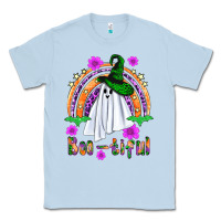 Dusty Blue Boo-tiful ghost Classic Tee - NancyCooperArtShop