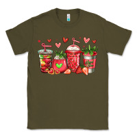 Army Green strawberry coffee cups Classic Tee - Jasminsmagicworld