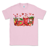 Bubblegum Pink strawberry coffee cups Classic Tee - Jasminsmagicworld