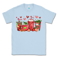 Dusty Blue strawberry coffee cups Classic Tee - Jasminsmagicworld