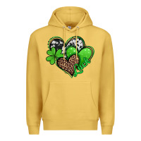 Antique Gold St. Patrick's Day hearts Premium Hoodie - Jasminsmagicworld