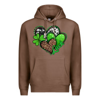 Chestnut St. Patrick's Day hearts Premium Hoodie - Jasminsmagicworld