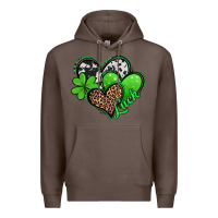 Coffee St. Patrick's Day hearts Premium Hoodie - Jasminsmagicworld