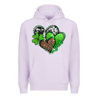 Lilac St. Patrick's Day hearts Premium Hoodie - Jasminsmagicworld