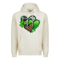Oatmeal Heather St. Patrick's Day hearts Premium Hoodie - Jasminsmagicworld