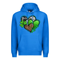 True Royal St. Patrick's Day hearts Premium Hoodie - Jasminsmagicworld