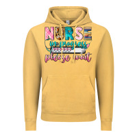 Vintage Mustard Nurse in progres Vintage Hoodie - CowGirlArtShop