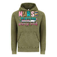 Vintage Olive Nurse in progres Vintage Hoodie - CowGirlArtShop