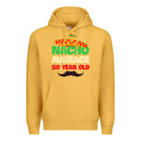 Mustard Mens Nacho Average 50 Year Old Cinco de Mayo 50th Birthday Premium Hoodie - trangStudio