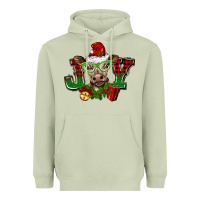Matcha christmas joy cow Heavyweight Hoodie - BarkalooDesign