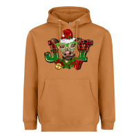 Meerkat christmas joy cow Heavyweight Hoodie - BarkalooDesign