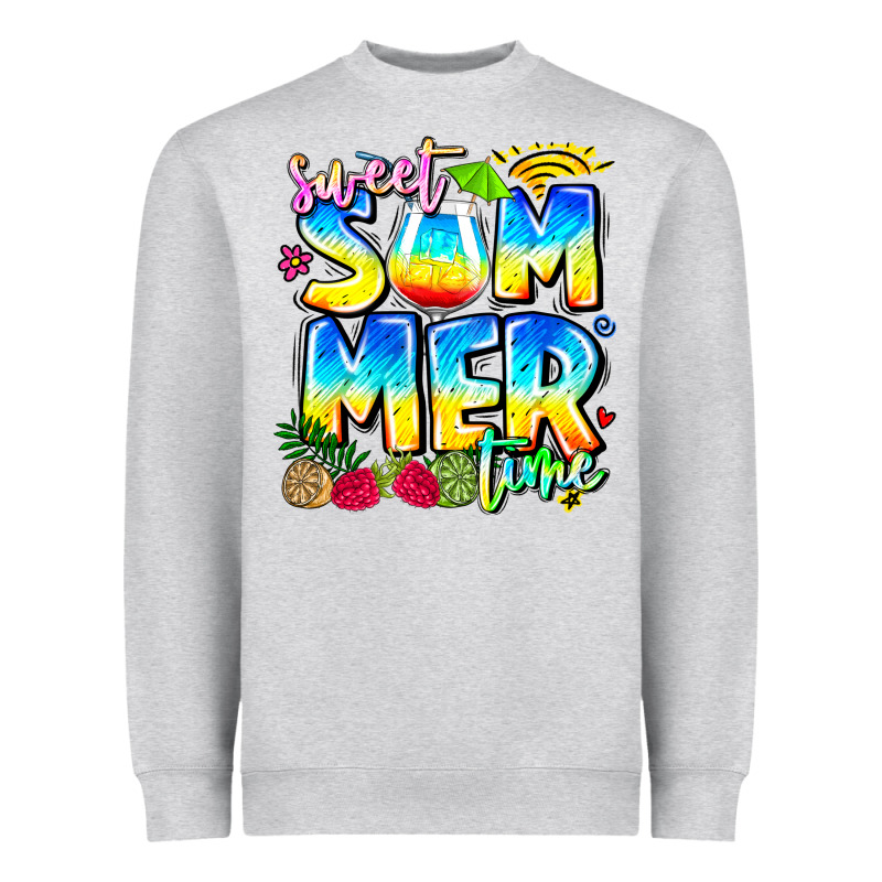 Summer Time Heavyweight Sweatshirt by CowhideDigitalArt | Teevron