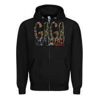 Black gigi of both Zipper Hoodie - RacoonDesign