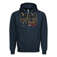 Navy gigi of both Zipper Hoodie - RacoonDesign