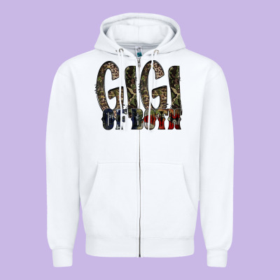 Gigi Of Both Zipper Hoodie Designed By Racoondesign