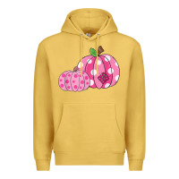 Antique Gold halloween fall pink pumpkin Premium Hoodie - trangStudio