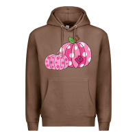 Chestnut halloween fall pink pumpkin Premium Hoodie - trangStudio