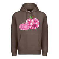Coffee halloween fall pink pumpkin Premium Hoodie - trangStudio