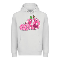 Dove Grey halloween fall pink pumpkin Premium Hoodie - trangStudio