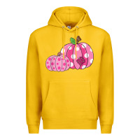 Lemon halloween fall pink pumpkin Premium Hoodie - trangStudio