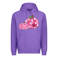 Purple halloween fall pink pumpkin Premium Hoodie - trangStudio