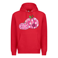 Red halloween fall pink pumpkin Premium Hoodie - trangStudio
