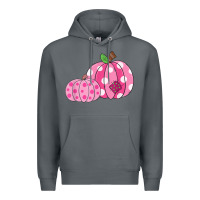 Rock halloween fall pink pumpkin Premium Hoodie - trangStudio