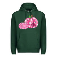 Sports Green halloween fall pink pumpkin Premium Hoodie - trangStudio