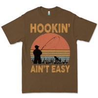 Cacao Hookin Ain t Easy Fishing Premium Tee - Bettercallsaul