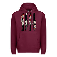 Burgundy knives horror movie friday halloween horror ghost Premium Hoodie - trangStudio