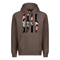 Coffee knives horror movie friday halloween horror ghost Premium Hoodie - trangStudio
