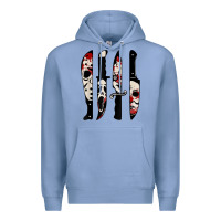 Colony Blue knives horror movie friday halloween horror ghost Premium Hoodie - trangStudio