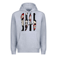 Heather Grey knives horror movie friday halloween horror ghost Premium Hoodie - trangStudio
