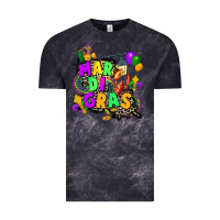Cloud Black louisiana map mardi gras Vintage Tee - CowGirlArtShop