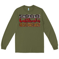 Army Green heartbreaker olivia Long Sleeve Tee - OliviaCreatesArt