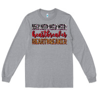 Heather Grey heartbreaker olivia Long Sleeve Tee - OliviaCreatesArt