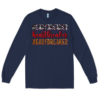 Navy heartbreaker olivia Long Sleeve Tee - OliviaCreatesArt