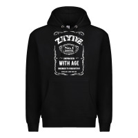 Black Mens Vintage Zayde Hebrew Yiddish Grandfather Premium Hoodie - trangStudio
