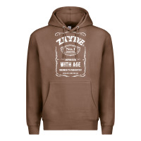 Mens Vintage Zayde Hebrew Yiddish Grandfather Premium Hoodie | Teevron